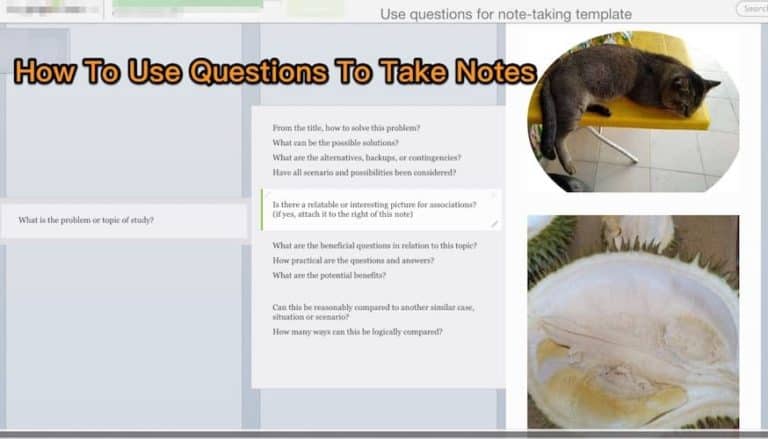 How To Use Questions To Take Notes