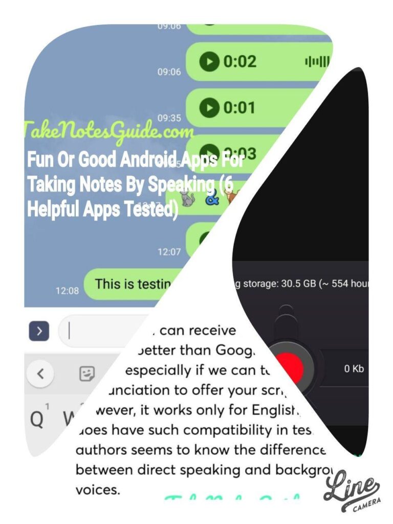 Fun Or Good Android Apps For Taking Notes By Speaking (6 Helpful Apps Tested)