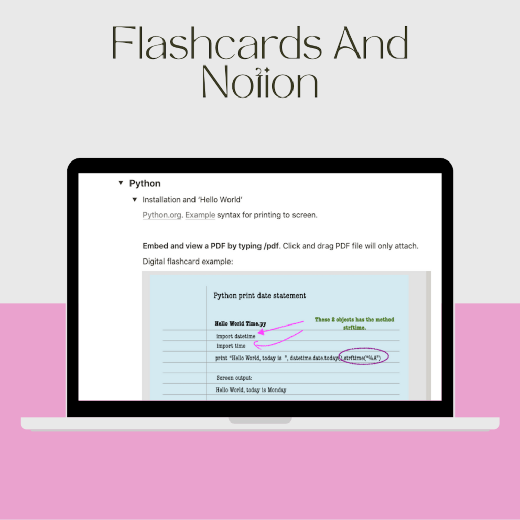Flashcards and Notion Laptop (1)