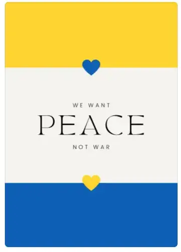 برای صلح #صلح بایستید